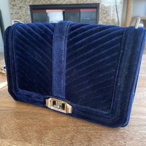 Rebecca Minkoff Blue Velvet Crossbody Purse
